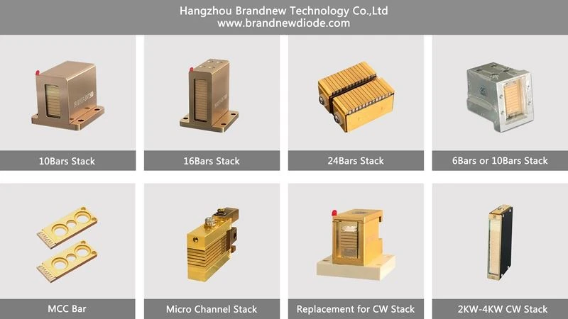 diode laser bars stack diode laser bars stack